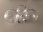 3 glazen kerstballen, Ophalen, Zo goed als nieuw
