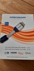 Hirschmann HDMI Kabel met internet., TV, Hi-fi & Vidéo, Enlèvement ou Envoi, Neuf