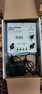 Behringer tube Ultragain mic 200, Muziek en Instrumenten, Ophalen of Verzenden, Zo goed als nieuw