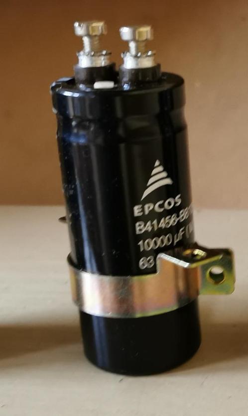 Vend 4 condensateur EPCOS/TDK 10000 µF / 63V Faisait parti, Hobby en Vrije tijd, Elektronica-componenten, Nieuw, Ophalen of Verzenden
