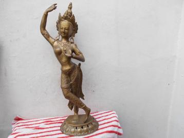 beeld  danseres  BALI  brons, Antiek en Kunst, Kunst | Beelden en Houtsnijwerken, Ophalen of Verzenden