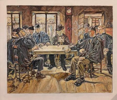 Alexandre Tielens, Antiek en Kunst, Kunst | Schilderijen | Klassiek, Ophalen of Verzenden