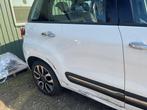 Portier 4Deurs rechts-achter van een Fiat 500L (WIT), Gebruikt, Deur, Ophalen of Verzenden, Fiat