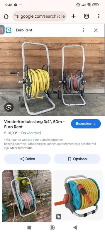 Tuinslang gezocht, Tuin en Terras, Ophalen, Gebruikt, Tuinslang