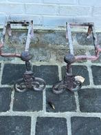 Paire de chenets en fonte, Enlèvement, Comme neuf