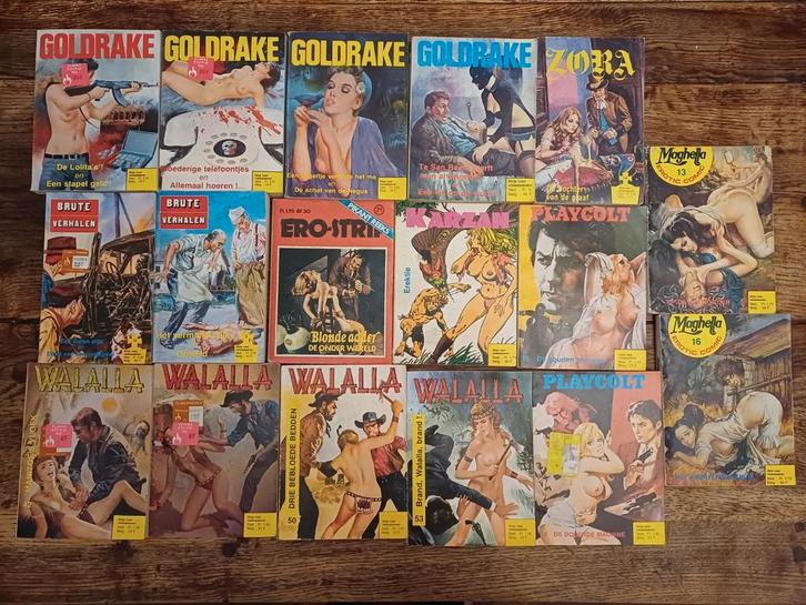 Erotische cult pocket strips - 3€/stuk, Boeken, Stripverhalen, Zo goed als nieuw, Ophalen of Verzenden