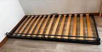 Ikea donkergrijs metalen onderbed zonder matras 90x200, Maison & Meubles, Chambre à coucher | Lits, Comme neuf, 90 cm, Enlèvement