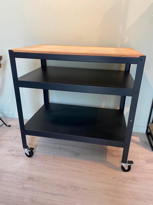 Werkbank op wieltjes, Huis en Inrichting, Tafels | Sidetables, Zo goed als nieuw, Ophalen