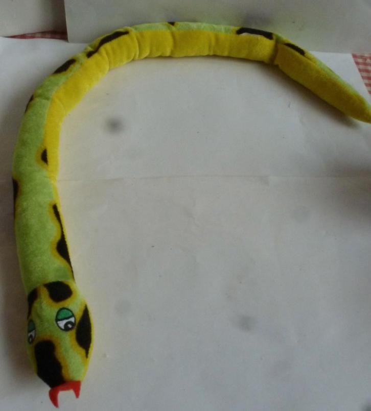 slang-knuffel, Enfants & Bébés, Jouets | Peluches, Comme neuf, Autres types, Enlèvement ou Envoi