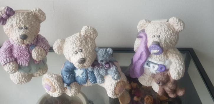 Drie spaarpotten in perfecte staat voor 5 euro voor de stuks, Verzamelen, Spaarpotten, Zo goed als nieuw, Dier, Hout, Ophalen of Verzenden