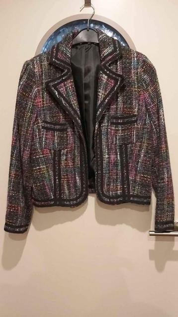 blazer court, veste, Miss Etam, 42 ans, avec laine