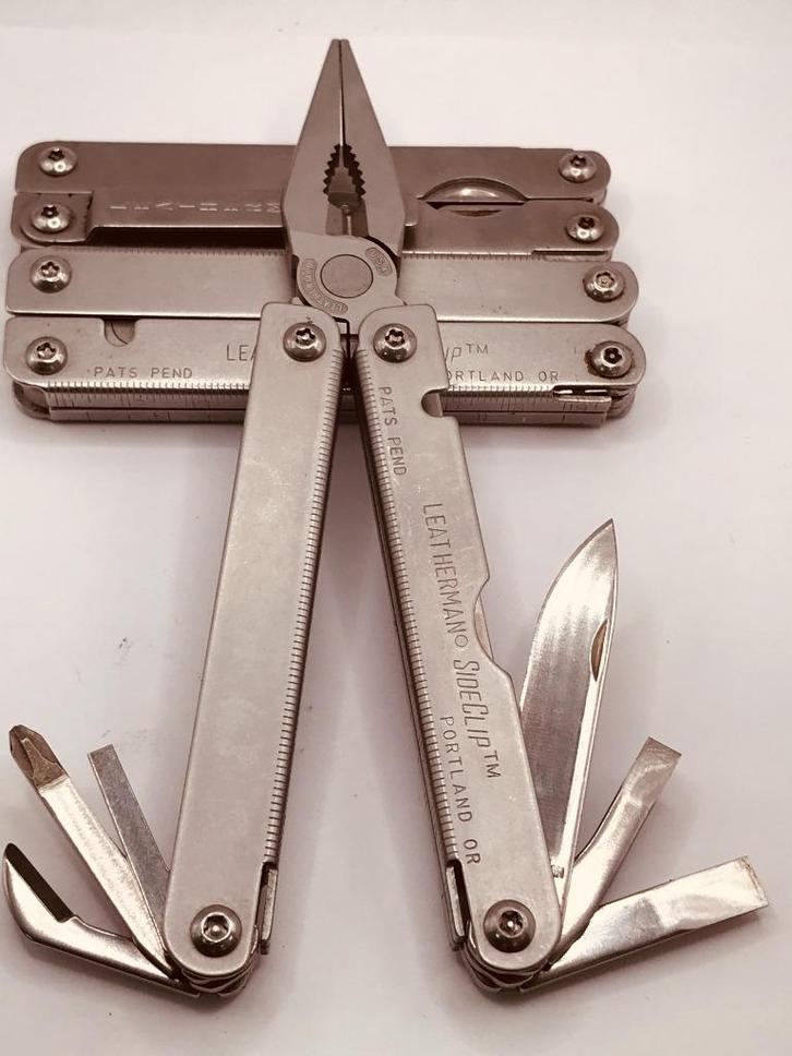 RARE Leatherman SIDECLIP Multi-tool (Retired) Lightweight, Caravans en Kamperen, Kampeergereedschap, Gebruikt, Verzenden