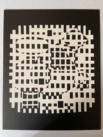 Vintage Vasarely werk, Enlèvement ou Envoi
