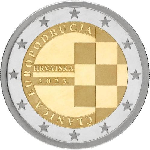 2 euros Croatie 2023 - Introduction de l'euro (UNC), Timbres & Monnaies, Monnaies | Europe | Monnaies euro, Monnaie en vrac, 2 euros