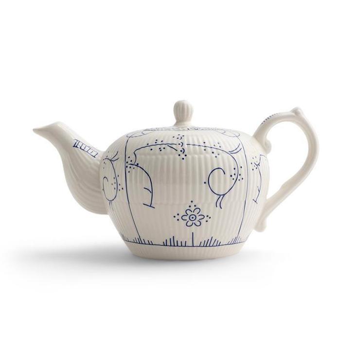 Zeer mooie theepot van Royal Boch Copenhague, Huis en Inrichting, Keuken | Servies, Zo goed als nieuw, Aardewerk, Ophalen of Verzenden