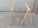 2 houten schragen, Ophalen