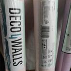 papier peint intissé solide 5 rouleaux, 6,00€ pièce, Ophalen, Roze