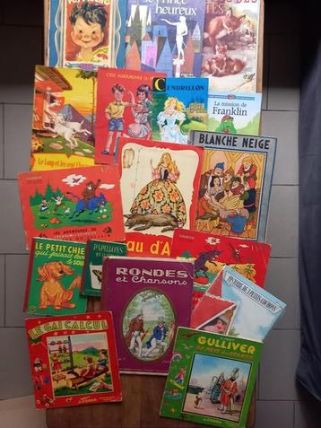 llivres anciens pour enfants 3 pour 1€ (tel quel) beschikbaar voor biedingen
