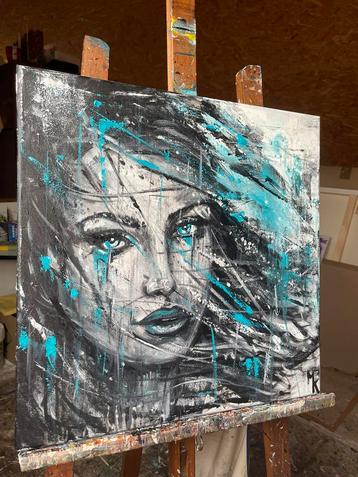 Modern origineel schilderij Mk Art beschikbaar voor biedingen