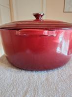 Le Creuset stoofpot, Ophalen, Zo goed als nieuw, Gietijzer, Keramische plaat
