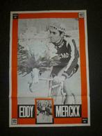 Poster wielrenner: Eddy Merckx 96cm op 64cm 1969, Sport en Fitness, Wielrennen, Gebruikt, Ophalen of Verzenden