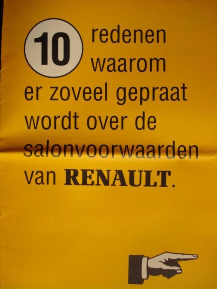 Renault gamma 1996 Brochure Catalogue Prospekt, Boeken, Auto's | Folders en Tijdschriften, Gelezen, Renault, Verzenden