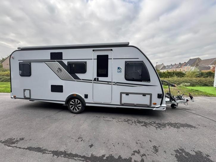 KNAUS Sudwind 580 QS 3 stapelbedden full option, Caravans en Kamperen, Caravans, Bedrijf, meer dan 6, 1250 - 1500 kg, Treinzit