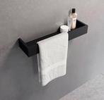 Novellini Frame planchet met handdoekhouder - mat zwart, Huis en Inrichting, Badkamer | Badtextiel en Accessoires, Ophalen of Verzenden