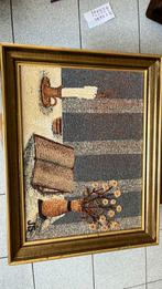Reliefschilderij, lichtspiegeling (Jozef Galant), Maison & Meubles, Accessoires pour la Maison | Cadres, Comme neuf, Enlèvement ou Envoi