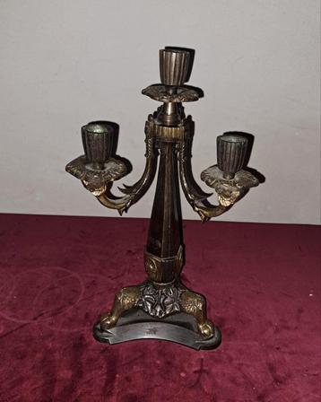 Kandelaar kandelaars oude bronzen Kandelaar decoratie  beschikbaar voor biedingen