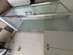 Moderne douchekabine met glazen wand en aluminium profiel, Ophalen, Gebruikt, Glas, Douche