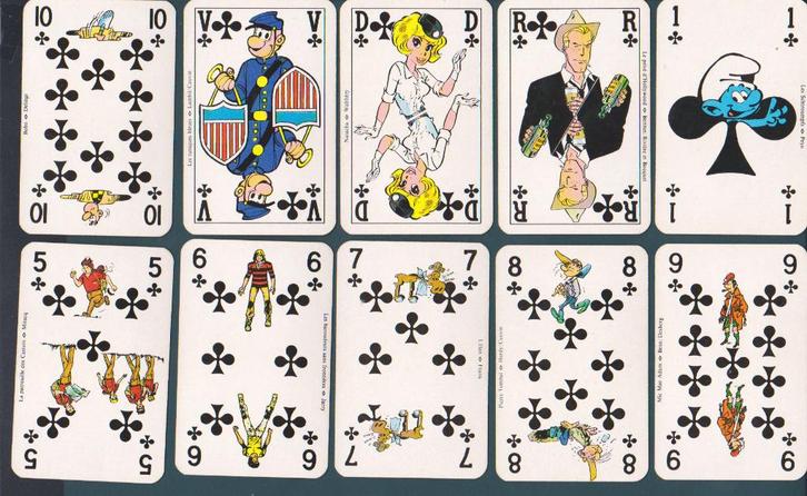 SPIROU kaartspel met de helden van Dupuis., Hobby en Vrije tijd, Gezelschapsspellen | Kaartspellen, Gebruikt, Verzenden