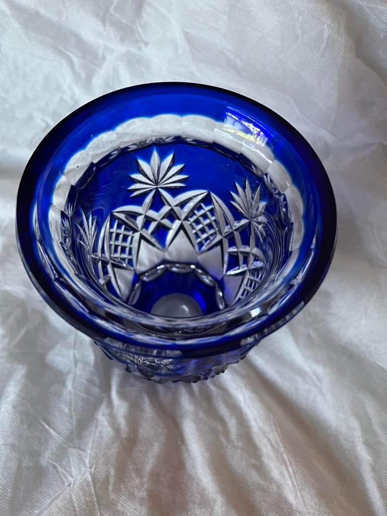 Val saint lambert vaas , zie beschrijving aub, Antiek en Kunst, Antiek | Glaswerk en Kristal, Ophalen