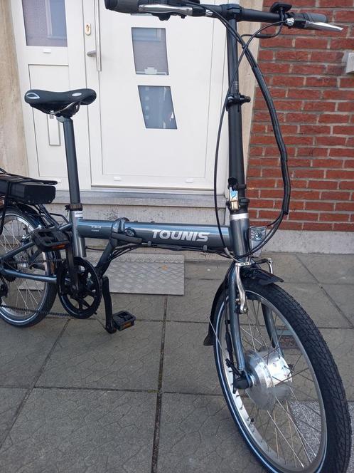 Zo goed als nieuw Elektrische Plooifiets Tounis, Fietsen en Brommers, Fietsen | Vouwfietsen, Zo goed als nieuw, 20 inch of meer