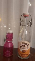 Lot de 2 petites bouteilles réutilisables en verre, Enlèvement, Utilisé