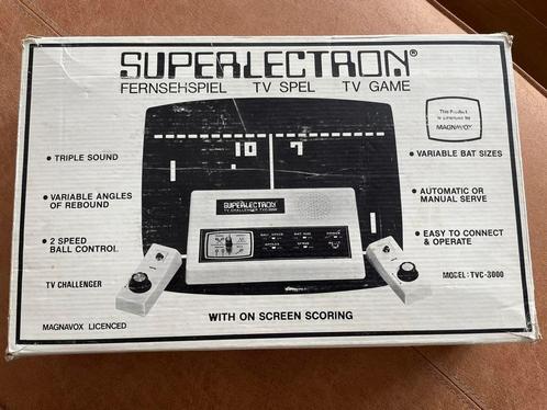 SuperLectron® tv-spel ping-pong anno 1976, Games en Spelcomputers, Spelcomputers | Overige, Gebruikt, Ophalen