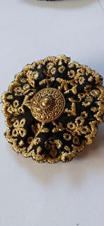 Épinglette décorative en or et noir, Enlèvement ou Envoi