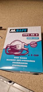 Ffp3 stofmasker per 5 in doos, Doe-het-zelf en Bouw, Adembescherming, Ophalen of Verzenden, Zo goed als nieuw