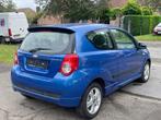 Chevrolet Aveo 1.4i, 4/2010, 81.626km, Airco, 12m Garantie, Auto's, Chevrolet, Stof, 140 g/km, 4 cilinders, Blauw