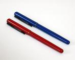 2 x Waterman vulpen / Blauw en rood / Vintage model pre 2000, Verzamelen, Pennenverzamelingen, Ophalen of Verzenden, Gebruikt