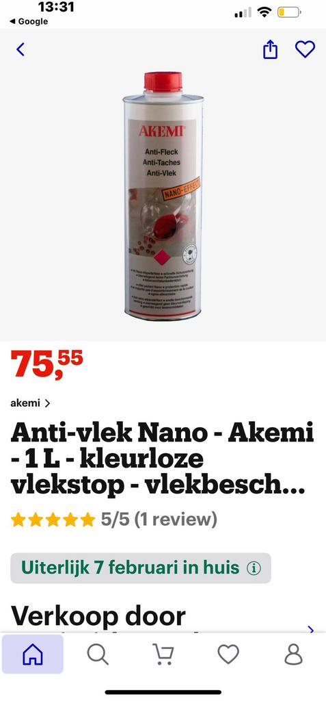 Akemi Nano vlekstop 1L, Huis en Inrichting, Schoonmaakartikelen, Overige typen, Ophalen