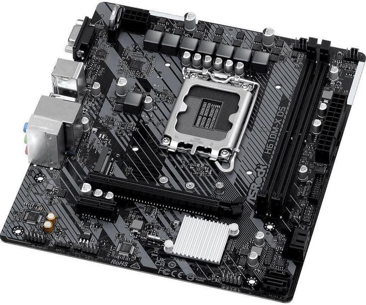 ASRock H610M-X D5 DDR5 Socket 1700, Computers en Software, Moederborden, Gebruikt, Intel, DDR5, Ophalen of Verzenden