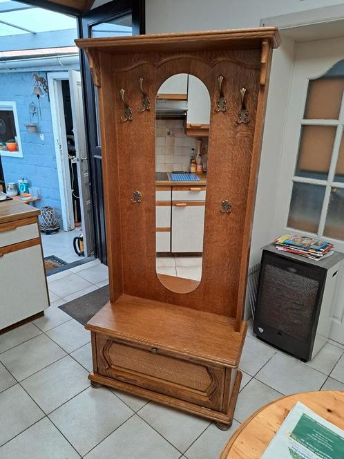 Halle kapstok met spiegel en bak, Huis en Inrichting, Woonaccessoires | Kapstokken, Zo goed als nieuw, Ophalen