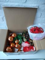 Lot décoration de Noël (boules, bougies, pommes de pin), Comme neuf, Enlèvement ou Envoi