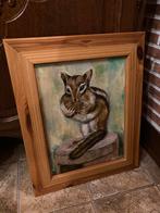 Cadre avec écureuil ️, Antiquités & Art