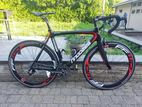 Moozes Mistral, Fietsen en Brommers, Fietsen | Racefietsen, Gebruikt, Overige merken, 28 inch, Carbon, 53 tot 57 cm, Ophalen