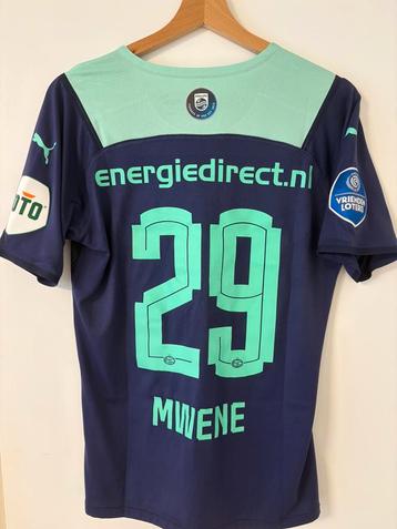 Matchworn shirt PSV (Philipp Mwene) beschikbaar voor biedingen