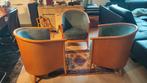 3 stuks Vintage Baumann design fauteuils, Ophalen