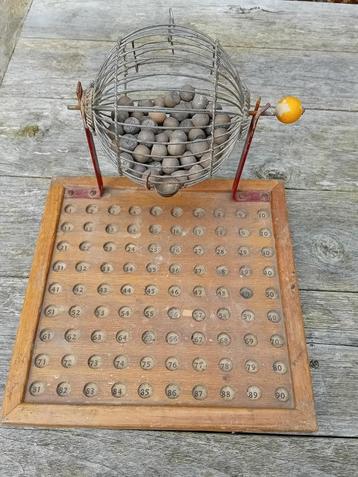 Rare jeu de loto ancien en bon état., Antiquités & Art, Enlèvement ou Envoi