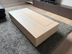 Moderne salontafel met opbergruimte eiken kleur, Enlèvement, Utilisé, 100 à 150 cm, 50 à 100 cm